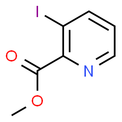 ChemSpider 2D Image | methyl 3-iodopicolinate | C7H6INO2