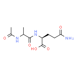 ChemSpider 2D Image | N-Acetylalanyl-L-glutamine | C10H17N3O5