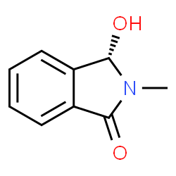 ChemSpider 2D Image | (3S)-3-Hydroxy-2-methyl-1-isoindolinone | C9H9NO2