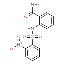 ChemSpider 2D Image | 2-{[(2-Nitrophenyl)sulfonyl]amino}benzamide | C13H11N3O5S
