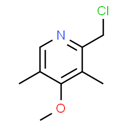 ChemSpider 2D Image | 2-(Chloromethyl)-4-methoxy-3,5-dimethylpyridine | C9H12ClNO