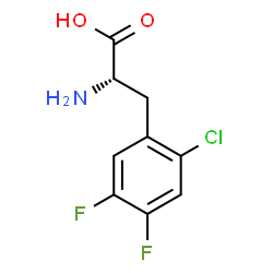 ChemSpider 2D Image | 2-Chloro-4,5-difluoro-L-phenylalanine | C9H8ClF2NO2