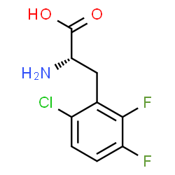 ChemSpider 2D Image | 2-Chloro-5,6-difluoro-L-phenylalanine | C9H8ClF2NO2
