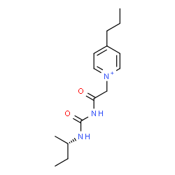 ChemSpider 2D Image | 1-(2-{[(2S)-2-Butanylcarbamoyl]amino}-2-oxoethyl)-4-propylpyridinium | C15H24N3O2