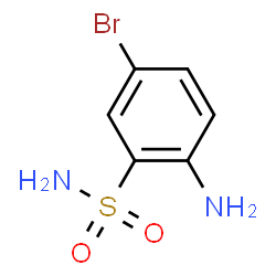 ChemSpider 2D Image | 2-Amino-5-bromobenzenesulfonamide | C6H7BrN2O2S