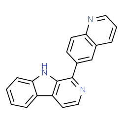 ChemSpider 2D Image | 1-(6-Quinolinyl)-9H-beta-carboline | C20H13N3