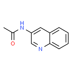 ChemSpider 2D Image | N-(3-Quinolinyl)acetamide | C11H10N2O