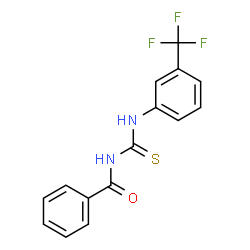 ChemSpider 2D Image | N-{[3-(Trifluoromethyl)phenyl]carbamothioyl}benzamide | C15H11F3N2OS