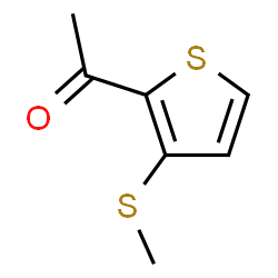 ChemSpider 2D Image | 1-[3-(Methylsulfanyl)-2-thienyl]ethanone | C7H8OS2