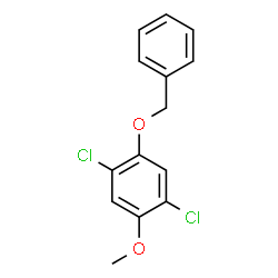 ChemSpider 2D Image | 1-(Benzyloxy)-2,5-dichloro-4-methoxybenzene | C14H12Cl2O2