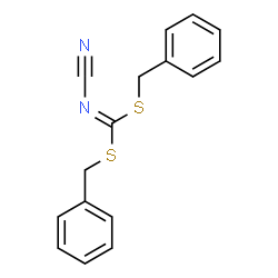 ChemSpider 2D Image | Dibenzyl cyanocarbonimidodithioate | C16H14N2S2