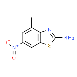 ChemSpider 2D Image | 4-Methyl-6-nitro-1,3-benzothiazol-2-amine | C8H7N3O2S