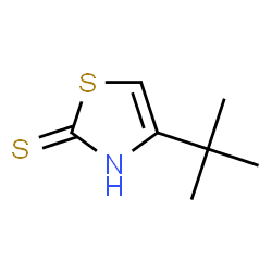 ChemSpider 2D Image | 4-tert-Butyl-thiazole-2-thiol | C7H11NS2