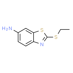 ChemSpider 2D Image | 2-Ethylsulfanyl-benzothiazol-6-ylamine | C9H10N2S2