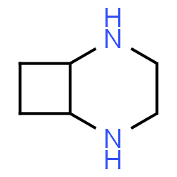 ChemSpider 2D Image | 2,5-Diazabicyclo[4.2.0]octane | C6H12N2