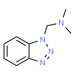 ChemSpider 2D Image | 1-(1H-Benzotriazol-1-yl)-N,N-dimethylmethanamine | C9H12N4