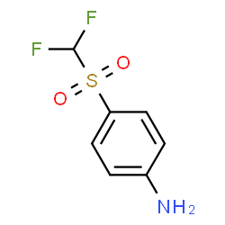 ChemSpider 2D Image | 4-((Difluoromethyl)sulfonyl)aniline | C7H7F2NO2S