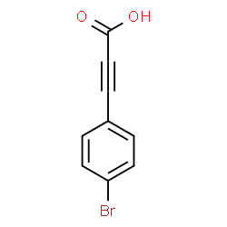 ChemSpider 2D Image | 3-(4-Bromophenyl)-2-propynoic acid | C9H5BrO2