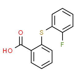 ChemSpider 2D Image | 2-[(2-Fluorophenyl)sulfanyl]benzoic acid | C13H9FO2S