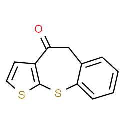 ChemSpider 2D Image | Thieno[2,3-b][1]benzothiepin-4(5H)-one | C12H8OS2