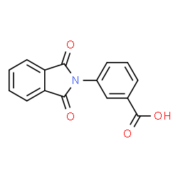 ChemSpider 2D Image | 3-(1,3-dioxoisoindol-2-yl)benzoic acid | C15H9NO4
