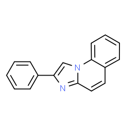 ChemSpider 2D Image | 2-Phenylimidazo[1,2-a]quinoline | C17H12N2
