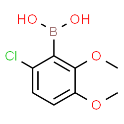 ChemSpider 2D Image | (6-Chloro-2,3-dimethoxyphenyl)boronic acid | C8H10BClO4