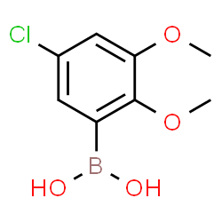 ChemSpider 2D Image | (5-Chloro-2,3-dimethoxyphenyl)boronic acid | C8H10BClO4