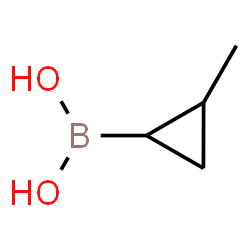 ChemSpider 2D Image | (2-Methylcyclopropyl)boronic acid | C4H9BO2