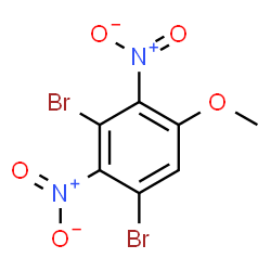 ChemSpider 2D Image | 1,3-Dibromo-5-methoxy-2,4-dinitrobenzene | C7H4Br2N2O5