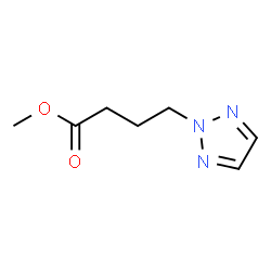 ChemSpider 2D Image | Methyl 4-(2H-1,2,3-triazol-2-yl)butanoate | C7H11N3O2