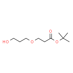ChemSpider 2D Image | t-Butyl 3-(hydroxypropoxyl)-propanoate | C10H20O4