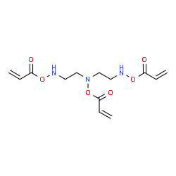 ChemSpider 2D Image | 8-(Acryloyloxy)-4,12-dioxa-5,8,11-triazapentadeca-1,14-diene-3,13-dione | C13H19N3O6