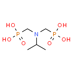 ChemSpider 2D Image | [(isopropylimino)dimethylene]bisphosphonic acid | C5H15NO6P2