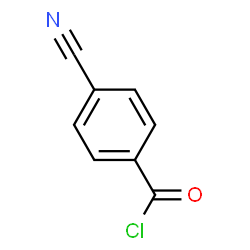 ChemSpider 2D Image | 4-Cyanobenzoyl chloride | C8H4ClNO