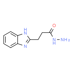 ChemSpider 2D Image | 3-(1H-Benzimidazol-2-yl)propanehydrazide | C10H12N4O
