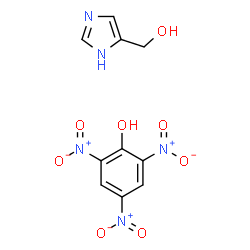 ChemSpider 2D Image | 1H-Imidazol-4-ylmethanol - 2,4,6-trinitrophenol (1:1) | C10H9N5O8