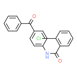 ChemSpider 2D Image | N-(4-Benzoylphenyl)-2-chlorobenzamide | C20H14ClNO2