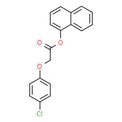 ChemSpider 2D Image | 1-Naphthyl (4-chlorophenoxy)acetate | C18H13ClO3