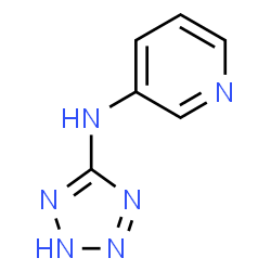 ChemSpider 2D Image | N-(2H-Tetrazol-5-yl)-3-pyridinamine | C6H6N6