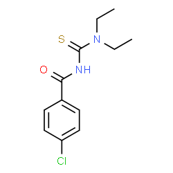 ChemSpider 2D Image | 4-Chloro-N-(diethylcarbamothioyl)benzamide | C12H15ClN2OS