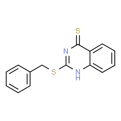 ChemSpider 2D Image | 2-(Benzylsulfanyl)quinazoline-4-thiol | C15H12N2S2