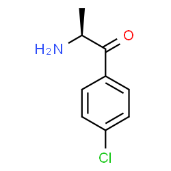 ChemSpider 2D Image | (2S)-2-Amino-1-(4-chlorophenyl)-1-propanone | C9H10ClNO