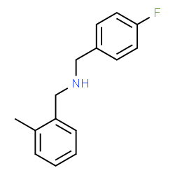 ChemSpider 2D Image | 1-(4-Fluorophenyl)-N-(2-methylbenzyl)methanamine | C15H16FN