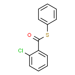 ChemSpider 2D Image | S-Phenyl 2-chlorobenzenecarbothioate | C13H9ClOS