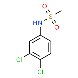 ChemSpider 2D Image | N-(3,4-Dichlorophenyl)methanesulfonamide | C7H7Cl2NO2S