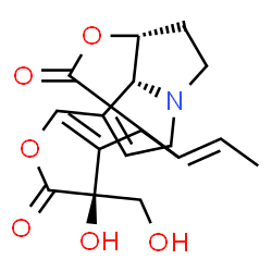ChemSpider 2D Image | 12,18-Dihydroxy-13,19-didehydrosenecionan-11,16-dione | C18H23NO6