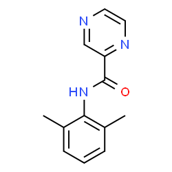 ChemSpider 2D Image | N-(2,6-Dimethylphenyl)-2-pyrazinecarboxamide | C13H13N3O
