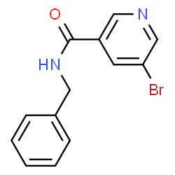 ChemSpider 2D Image | N-Benzyl-5-bromonicotinamide | C13H11BrN2O