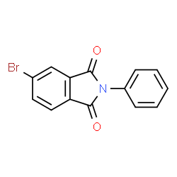 ChemSpider 2D Image | 5-bromo-2-phenylisoindole-1,3-dione | C14H8BrNO2
